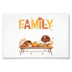 Familien Thanksgiving 2025 Dankbar Für Mein Stamm Fotodruck