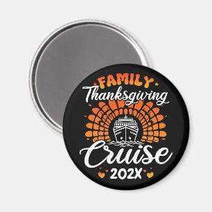 Familien Thanksgiving Kreuzfahrt Benutzerdefiniert Magnet