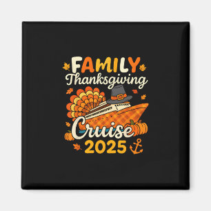 Familien Truthahn Kreuzfahrt Urlaubsreise Thanksgi Magnet