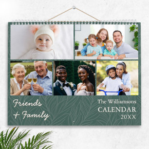 Familien- und Freunde-Mehrbilder-Galerie-Kalender Kalender