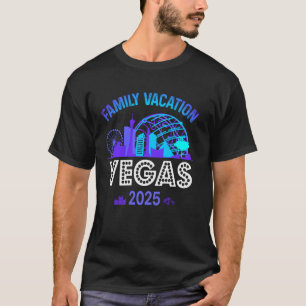 Familien Urlaubsgruppe Reise Vegas Familienurlaub T-Shirt