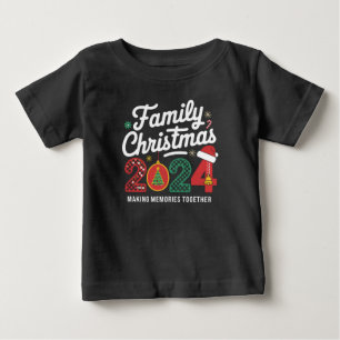 Familien-Weihnachten 2024 passendes Outfit Xmas-Sq Baby T-shirt
