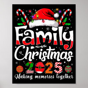 Familien-Weihnachten 2025 passendes Outfit Xmas Sq Poster