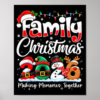 Familien-Weihnachten 2026 passendes Outfit Xmas Sq Poster
