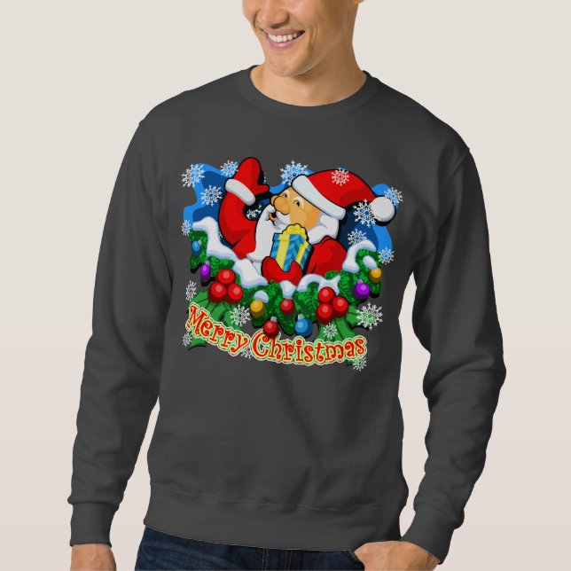 Familien-Weihnachten: SANKT Sweatshirt (Vorderseite)