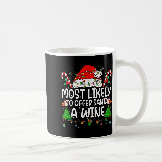 Familien-Weihnachts-Matching: Wer bietet Santa wah Kaffeetasse (Rechts)