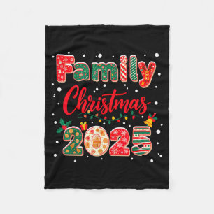 Familien-Weihnachts-Outfit 2025 passend Xmas-Squad Fleecedecke