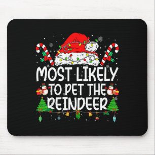 Familien-Weihnachts-Passende Höchstwahrscheinlich Mousepad
