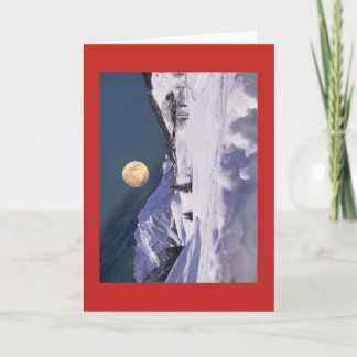 Familien-Weihnachtskarte Feiertagskarte