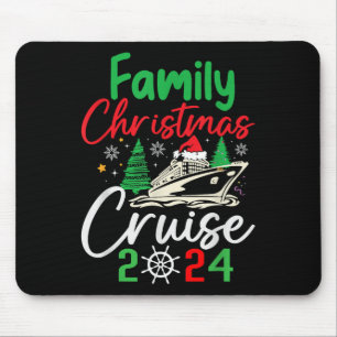 Familien-Weihnachtskreuzfahrt 2024 Frohe Weihnacht Mousepad