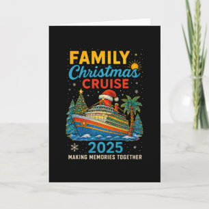 Familien-Weihnachtskreuzfahrt 2025 passende Famili Karte