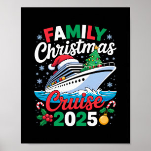 Familien-Weihnachtskreuzfahrt 2025 passende Feiert Poster