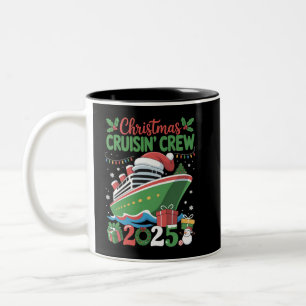 Familien-Weihnachtskreuzfahrt 2025 Passendes Weihn Zweifarbige Tasse