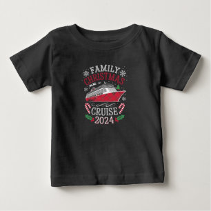 Familien-Weihnachtskreuzfahrt-Truppe 2024 passende Baby T-shirt