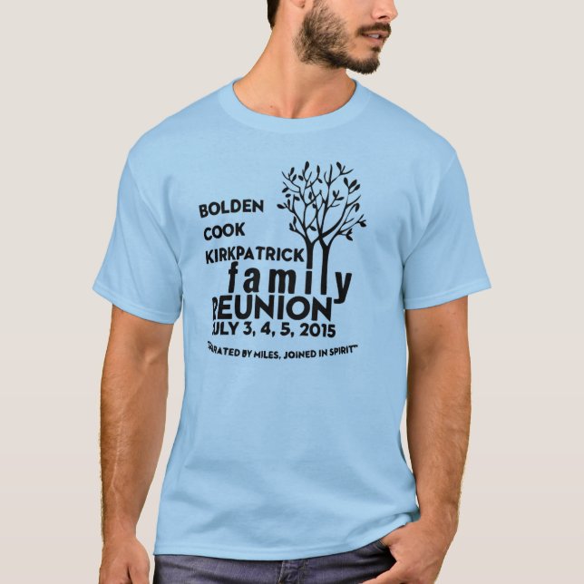 Familien-Wiedersehen-T - Shirt (Vorderseite)