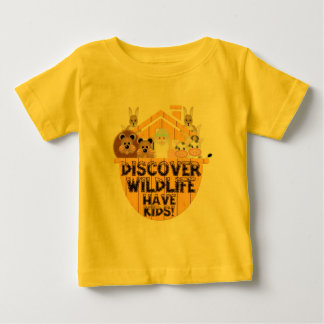 Familien-wild lebende Tiere Baby T-shirt