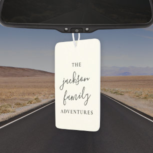 Familienabenteuer Original Modern Minimalistisch Autolufterfrischer