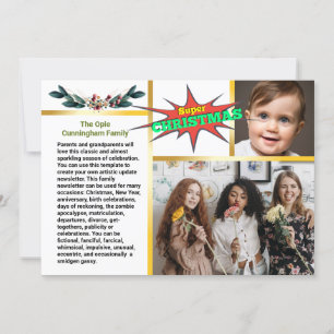 Familienaktualisierung 🎄 ✨ Weihnachts-Newsletter Einladung