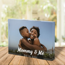Familienangebot Mommy und Me Typografie Fotoblock