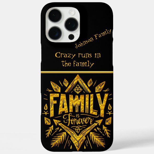 Familienanleihen und ewig Liebe zum künstlerischen iPhone 16 Pro Max Hülle (Rückseite)