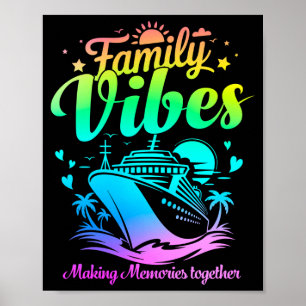 Familienatmosphäre Familienzusammenkunft Kreuzfahr Poster