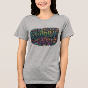 Familienatmosphäre Tri-Blend Shirt