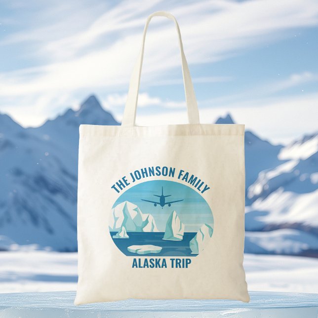 Familienausflug Alaska Custom Glacier Tragetasche (Von Creator hochgeladen)