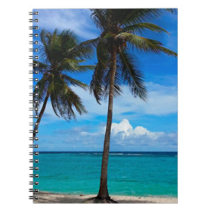 Familienausflug Beach Urlaub Guadeloupe Karibik Notizblock