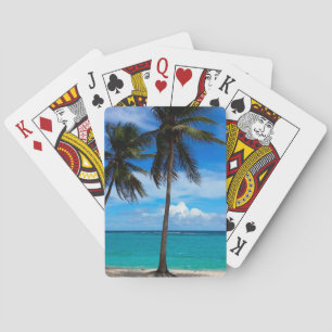 Familienausflug Beach Urlaub Guadeloupe Karibik Spielkarten