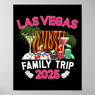 Familienausflug Las Vegas 2025 Familienurlaub Las Poster