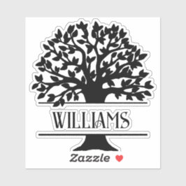 Familienbaum Aufkleber