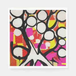 Familienbaum Serviette