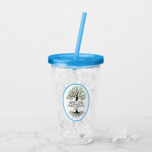 Familienbaum Wiedersehen Acryl-Tumbler Acryltrinkbecher