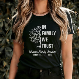 Familienbaum wir vertrauen Wiedersehen Black T-Shirt