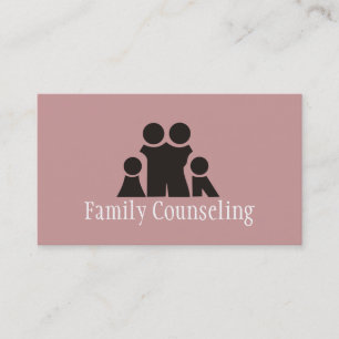 Familienberatung Gruppe Lebensbegleiter Therapie Visitenkarte