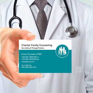 Familienberatung und Therapie Psychotherapeut Visitenkarte