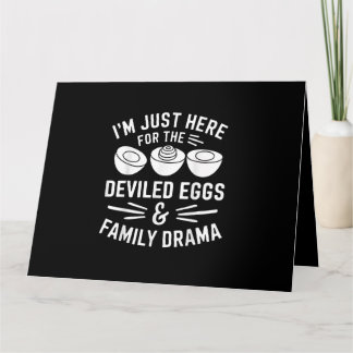 Familiendrama Funny Feinschmecker Geschenk an die  Karte