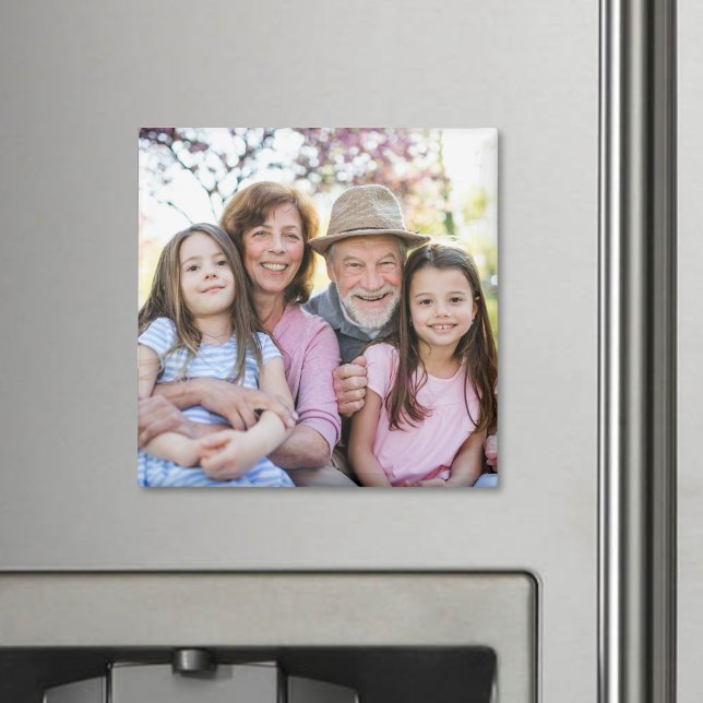 Familienerinnerungen Personalisiertes Großeltern-F Magnet (Family Memories Personalized Grandparent Photo magnet)
