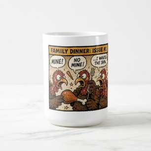 Familienessen: Ausgabe #1 Truthahn Thanksgiving-De Kaffeetasse