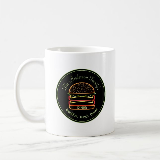 Familienessen Cheeseburger Tasse Cup (Links)