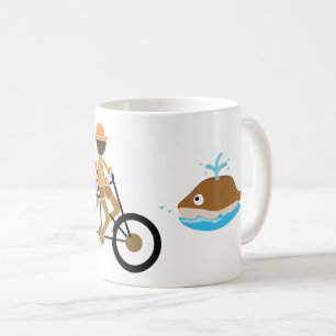 Familienfahrrad und Tasse