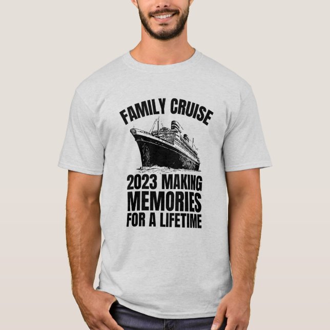Familienfahrt 2023 Erinnerungen für ein Leben T-Shirt (Vorderseite)
