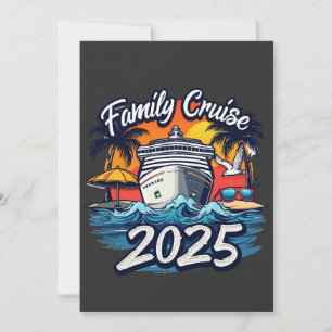 Familienfahrt 2025 Crew Matching Ship Dankeskarte