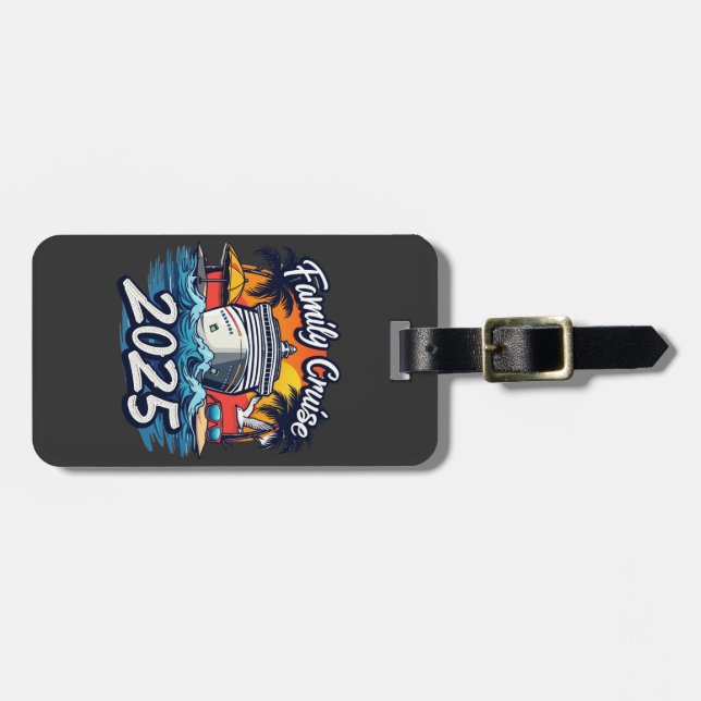 Familienfahrt 2025 Crew Matching Ship Gepäckanhänger (Vorderseite horizontal)