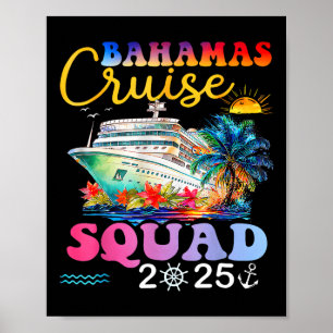 Familienfahrt Bahamas 2025 Sommerwetterwetter Poster