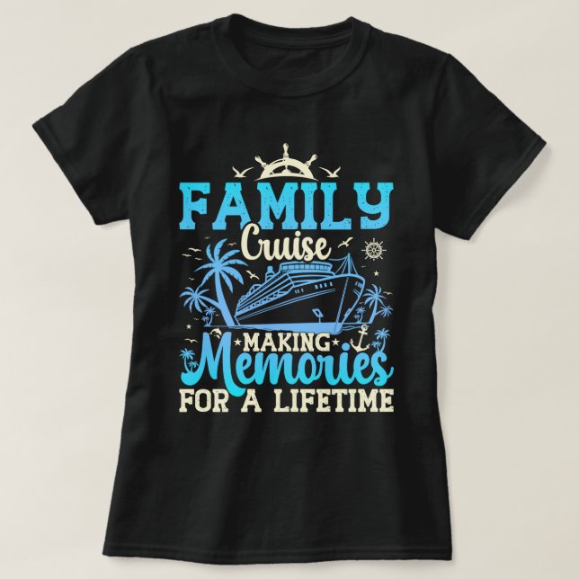 Familienfahrt Erinnerungen für ein ruhiges Leben T-Shirt (Design vorne)