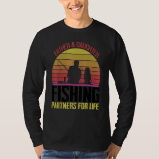 Familienfischer, Vater und Tochterfischer T-Shirt