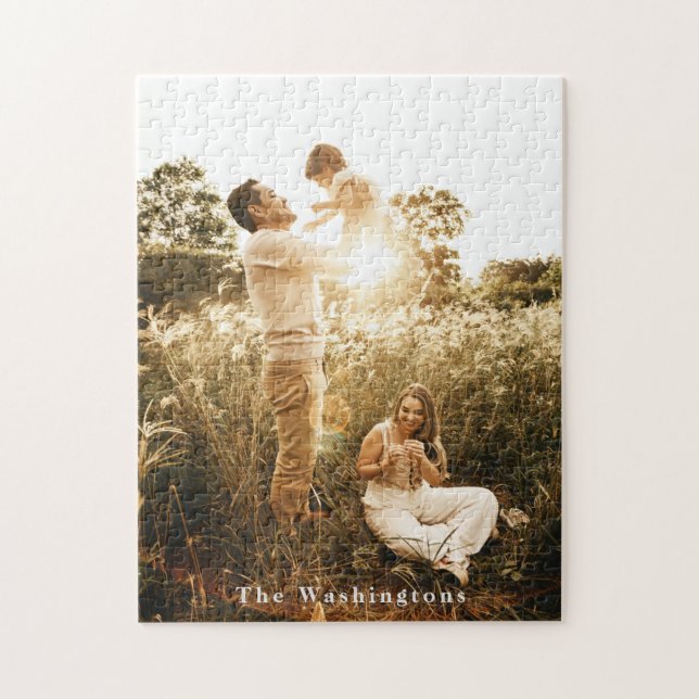 Familienfoto-Andenken-Jigsaw-Puzzle (Vertikal)