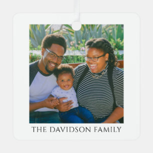 Familienfoto-Andenken Ornament Aus Metall