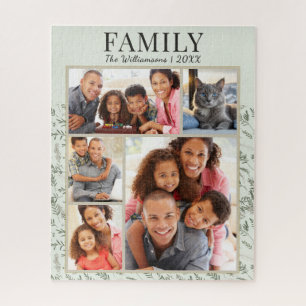 Familienfoto Collage Green